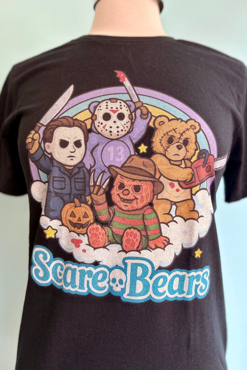 Scare Bears Halloween T-Shirt in Black