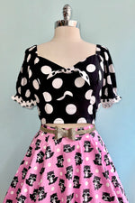 Dolores Polka-Dot Crop Top by Hell Bunny