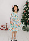 Kids Holiday Stamps Gwendolyn Dress
