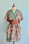 Paisley Silky Caftan Dress by Molly Bracken