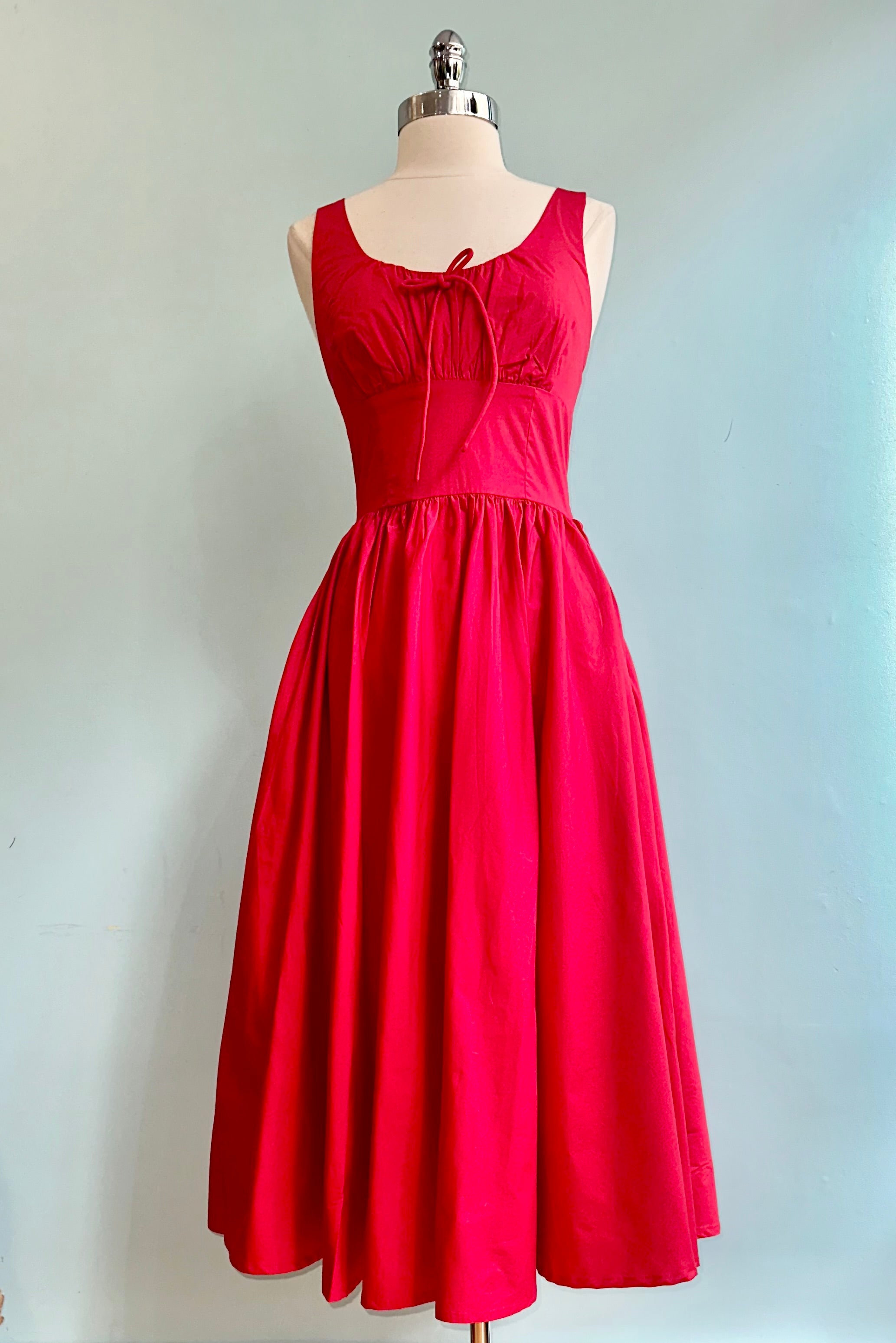 Red Lolita Midi Dress by Timeless London 3X-Large Red Lolita Midi Dress by Timeless London 3X-Large