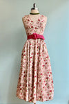 Pink Floral Lysandra Midi Dress by Timeless London