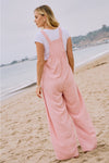 Pink Wide Leg Jumpsuit