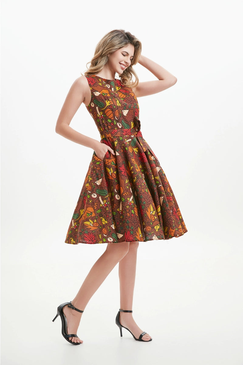 Woodland Whimsy Ruby Dress by Miss Lulo