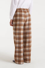 Beige Plaid Pants by Compania Fantastica