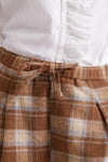 Beige Plaid Pants by Compania Fantastica