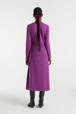 Magenta Tie Side Knit Dress by Compania Fantastica
