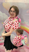 Strawberry Phone Convertible Crossbody and Backpack Bag