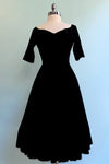 Black Velvet Amalia Dress by Banned