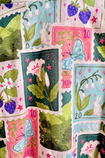 Spring Stamps Full Skirt by Tulip B.