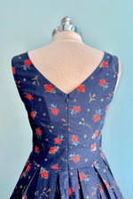 Navy Lady Bugs Lily Dress by Miss Lulo