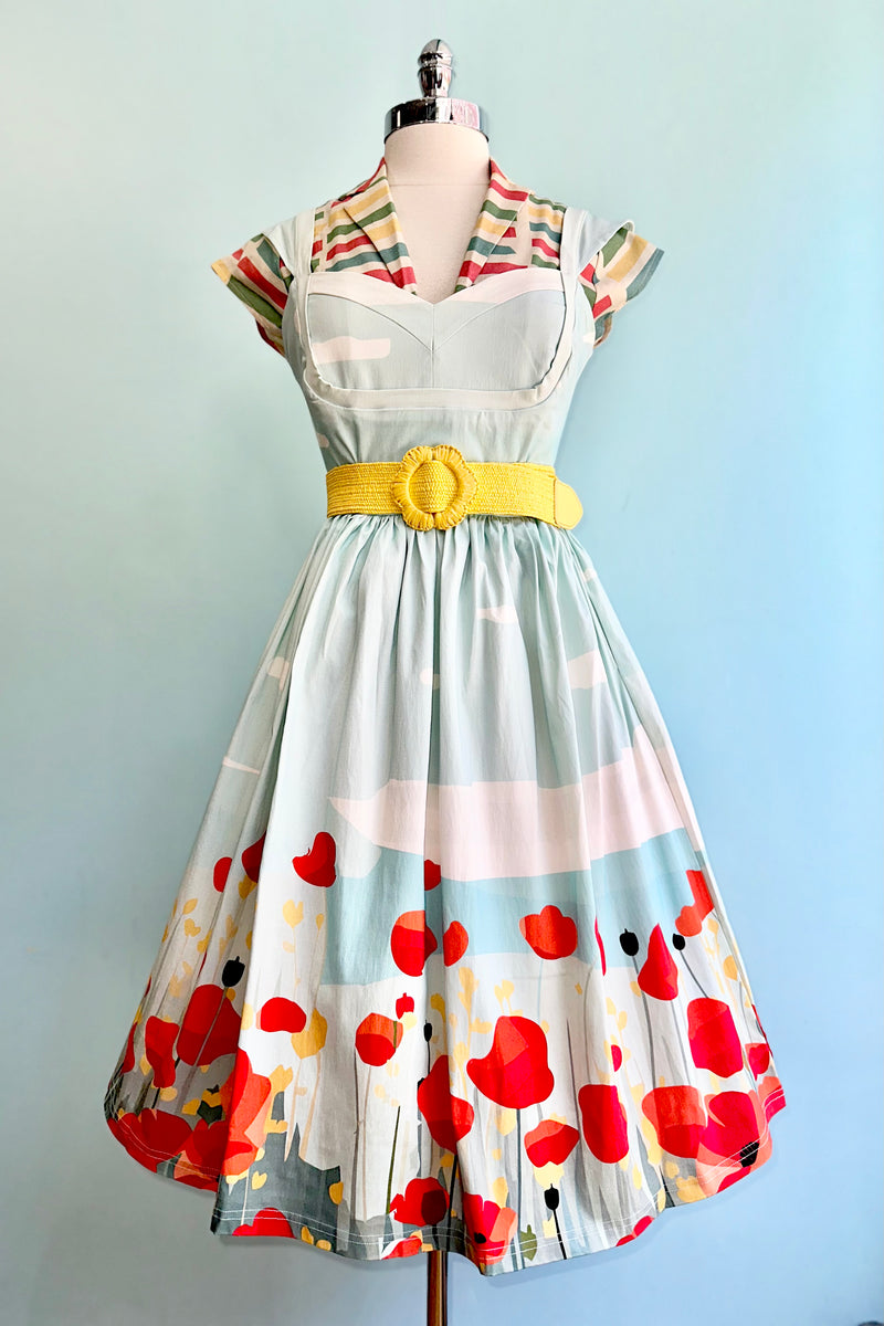 Poppy Field Bengaline Dress