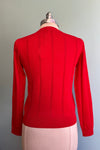 Red Shelly Knit Top by Hearts & Roses London