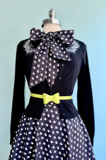Tiny Ghosts Bow Top by Retrolicious