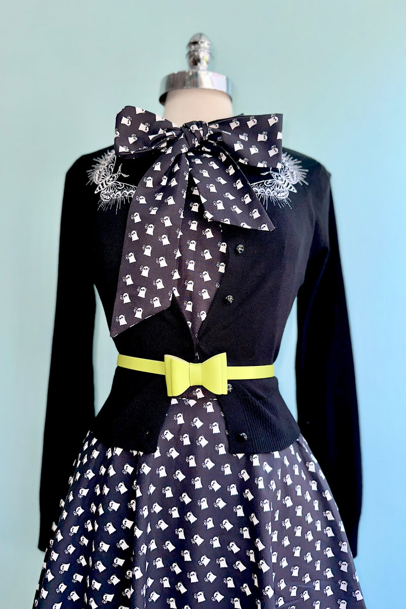 Tiny Ghosts Bow Top by Retrolicious