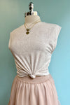 Blush Layered Mesh Mini Skirt