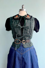 Denim Midi Skirt
