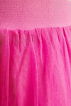 Bubblegum Pink Mesh Midi Skirt