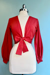 Rust Grace Full Sleeve Sweet Sweater by Heart of Haute