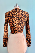 Leopard Grace Full Sleeve Sweet Sweater by Heart of Haute