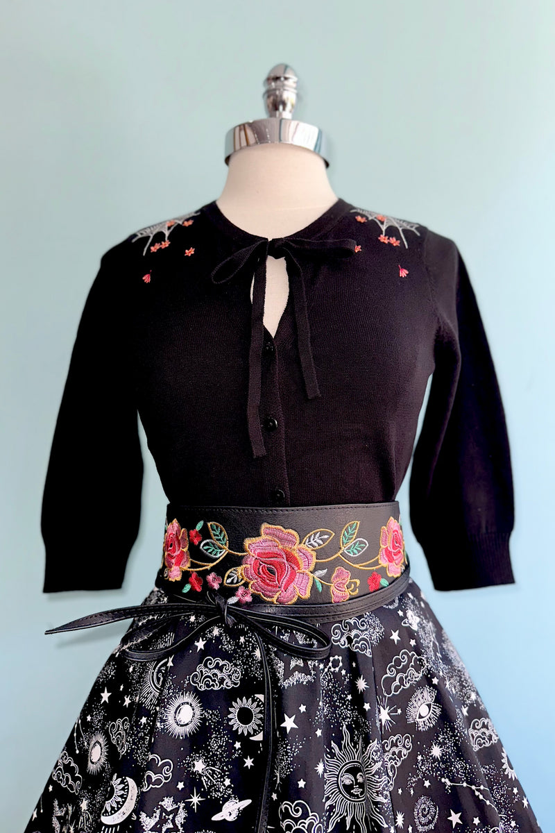 Spiderweb Blossom Mia Cardigan by Banned