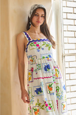 Fruit Garden Midi Dress