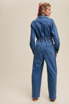 Denim Utility Jumpsuit