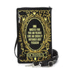 Jane Austen Book Collection Crossbody Handbag in Black