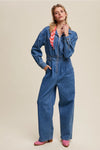 Denim Utility Jumpsuit
