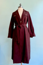 Belted Trench Coat in Chestnut