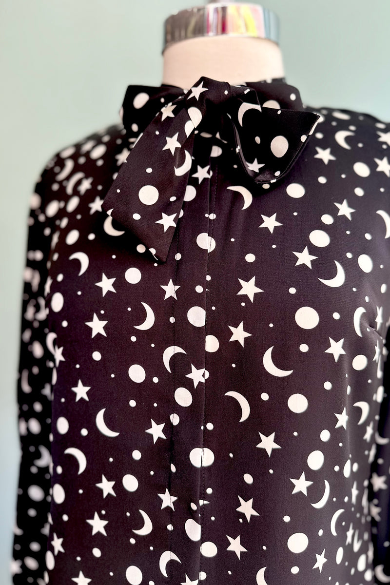 Moon and Stars Blouse in Black by Banned