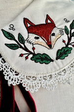 Fox Embroidered Basil Top by Hell Bunny