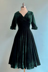 Green Velvet Delores Dress