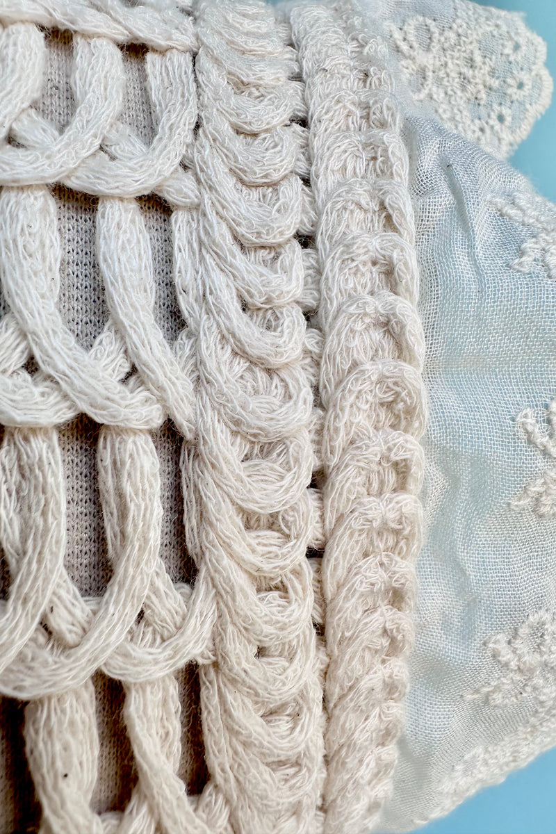 Crochet Vest in Ivory by Tulip B.