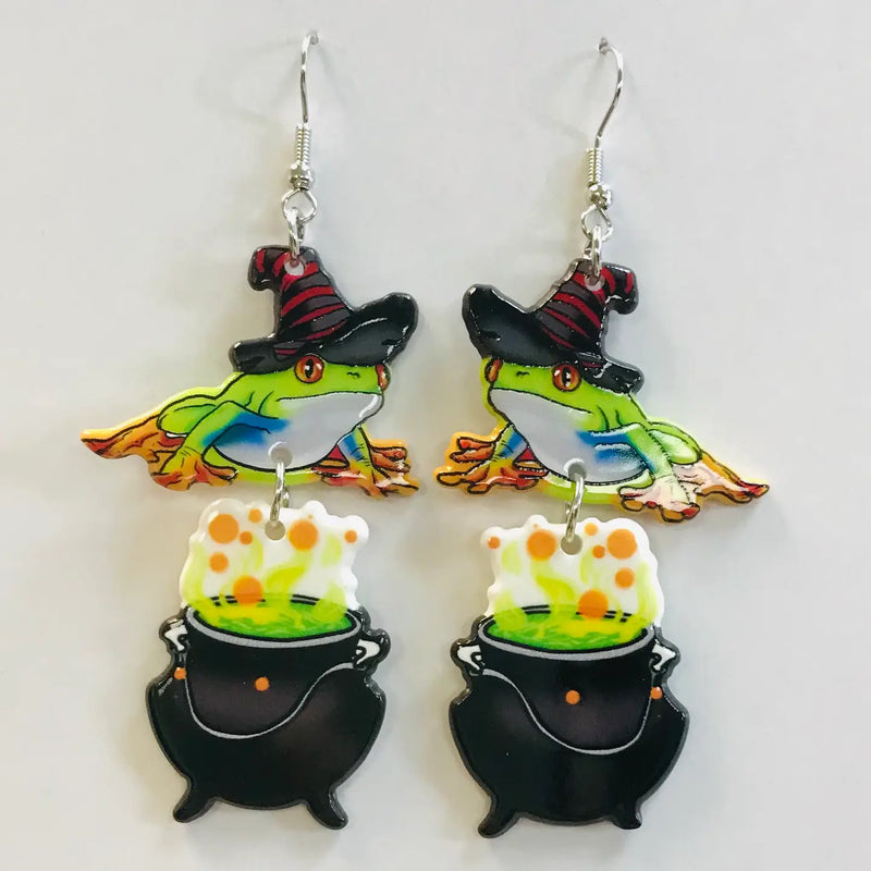 Novelty Acrylic Drop Earrings in Multiple Styles!