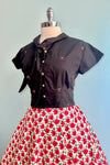 Red Floral Full Skirt by Tulip B.