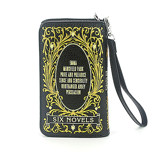 Jane Austen Book Collection Wallet in Black