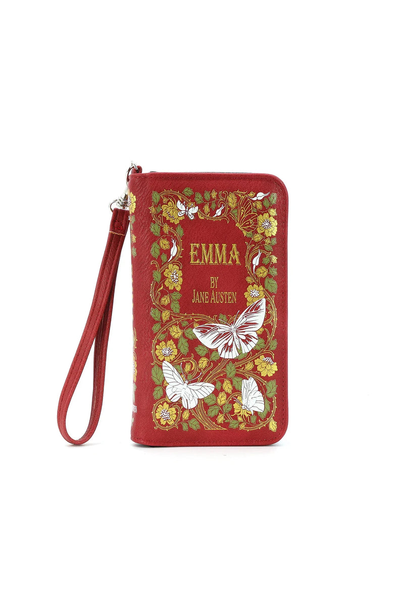 Emma Book Wallet in Red