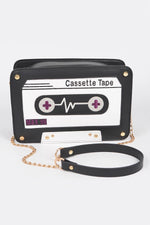Cassette Tape Novelty Crossbody Bag