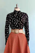Moon and Stars Blouse in Black by Banned