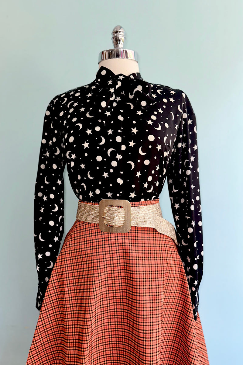 Moon and Stars Blouse in Black by Banned