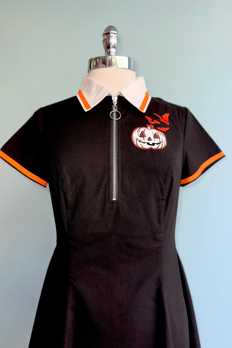 Jack O' Lantern Dress by Hell Bunny