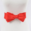 Red Satin Bow Belt