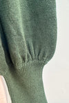 Angel Pointelle Knit Sweater in Green by Banned