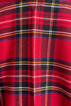 Red Plaid Irvine Circle Skirt by Hell Bunny