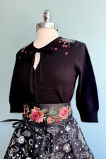 Spiderweb Blossom Mia Cardigan by Banned