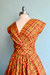 Harvest Plaid Greta Dress by Retrolicious