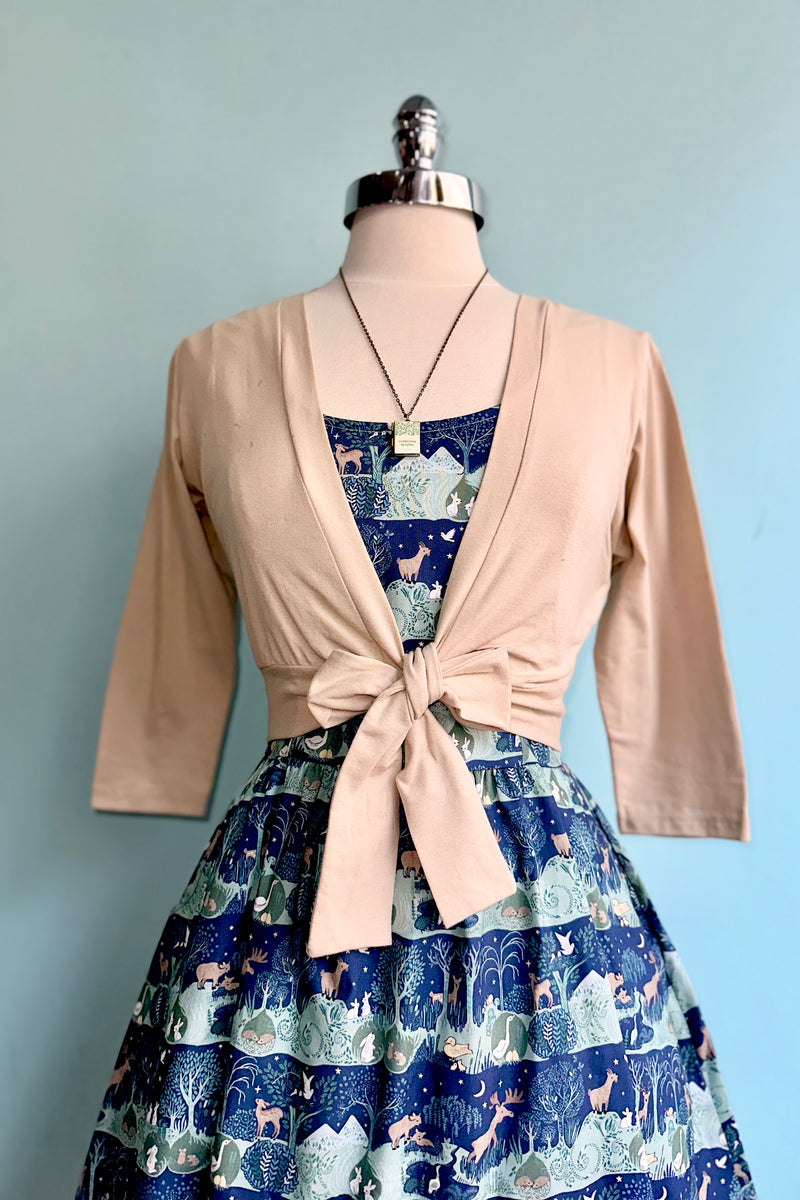 Burrowing Wildlife Fit & Flare Dress by Retrolicious