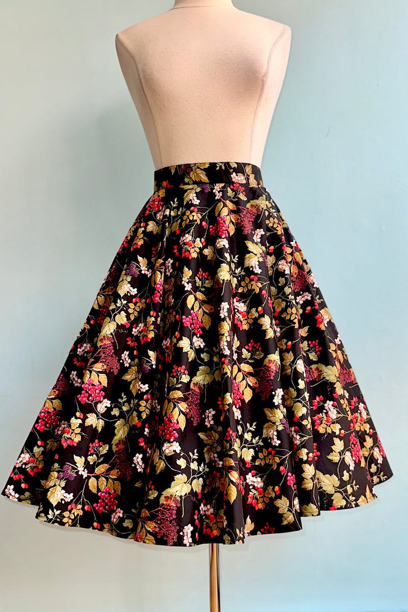 Edwina Autumn Skirt by Hell Bunny
