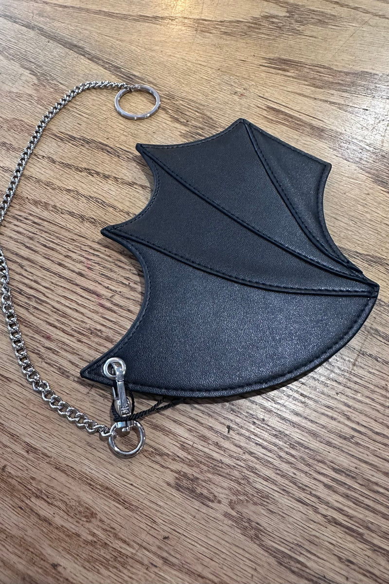 Veil of Vesper Bat Wing Card Holder Wallet by Banned